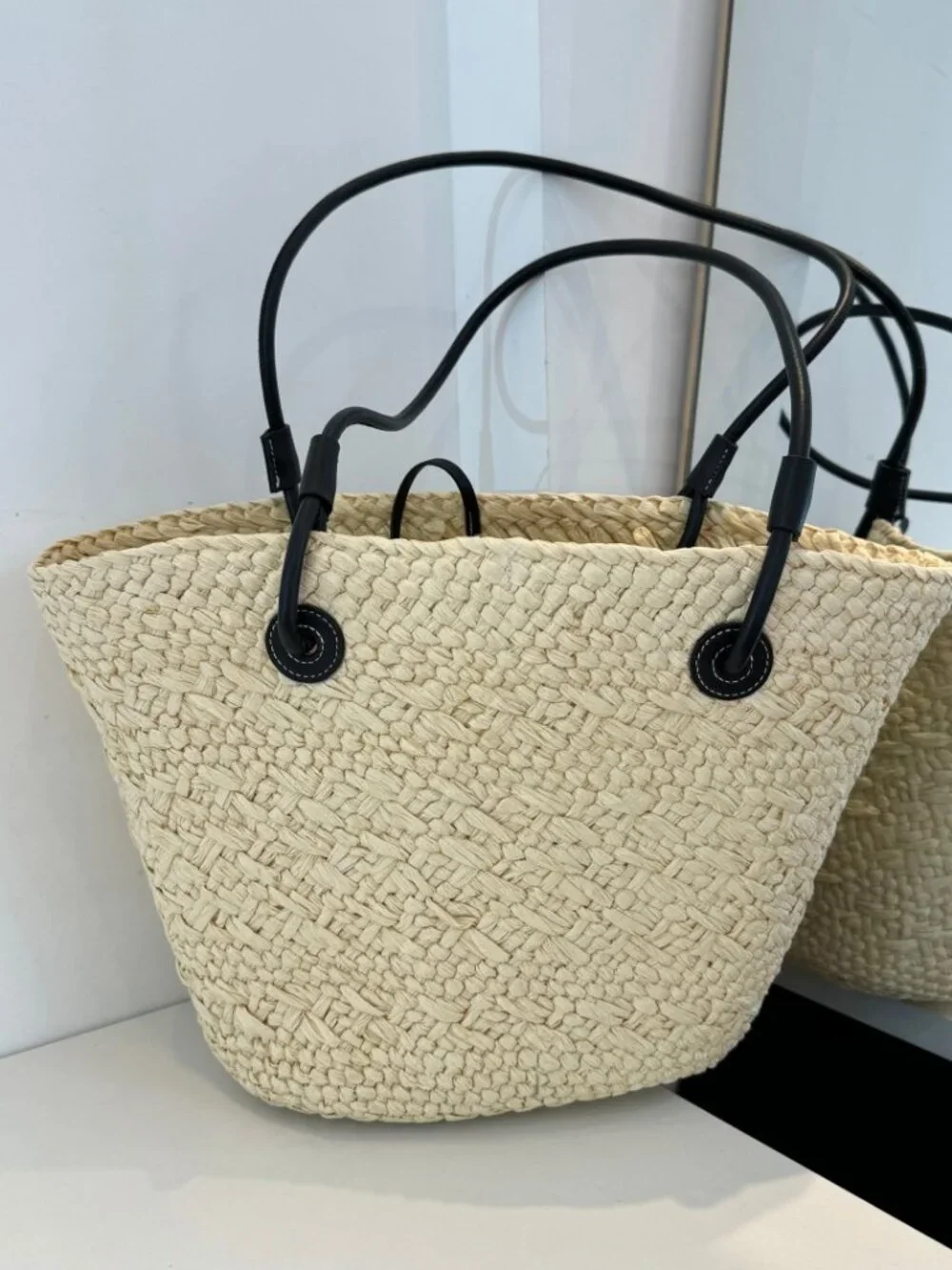 🍀LOEWE🍀 50x25x28cm straw bag